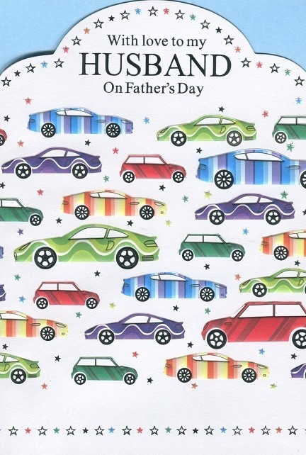 Cars Husband Father's Day Card