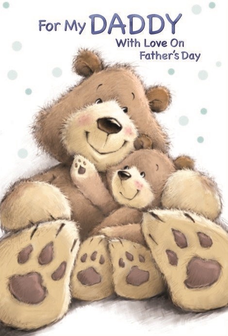 Cuddle Daddy Father's Day Card