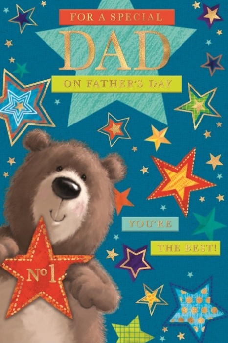 No 1 Dad Father's Day Card