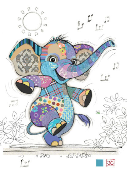 Elly Elephant Greeting Card