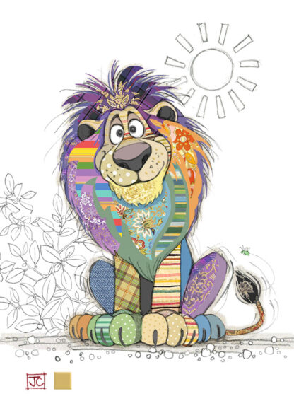 Louis Lion Greeting Card