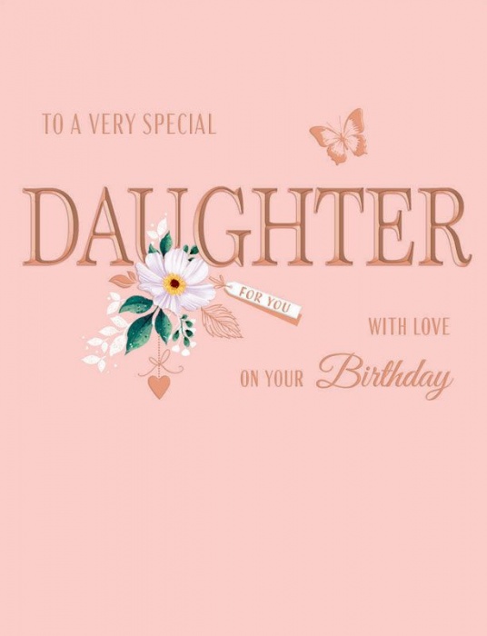Butterfly Daughter Birthday Card