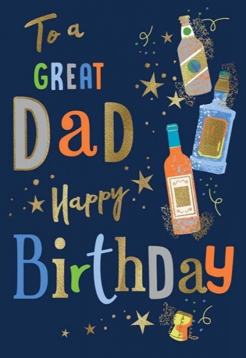 To A Great Dad Birthday Card