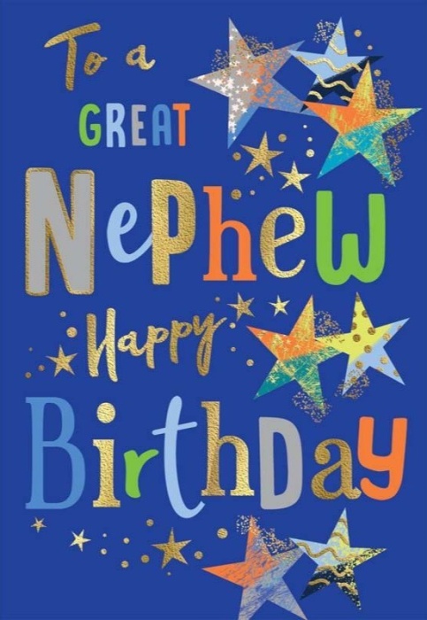 Happy Birthday Nephew Birthday Card