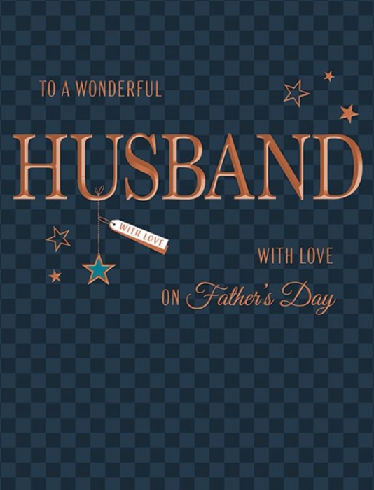 Stars Husband Father's Day Card