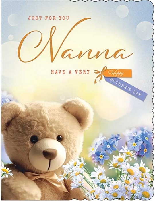 Teddy Bear Nanna Mother's Day Card