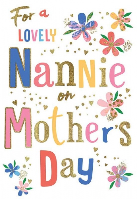 A Lovely Nannie Mother's Day Card