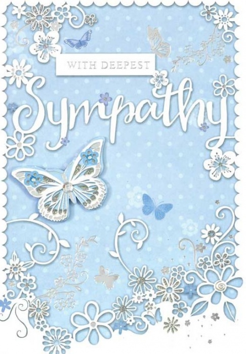 Butterfly Sympathy Card