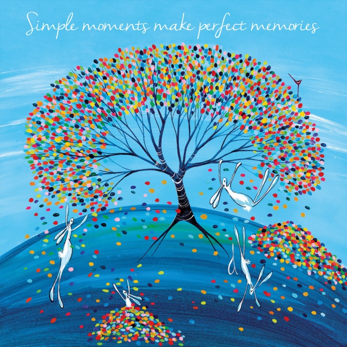 Simple Moments Make Perfect Memories Greeting Card