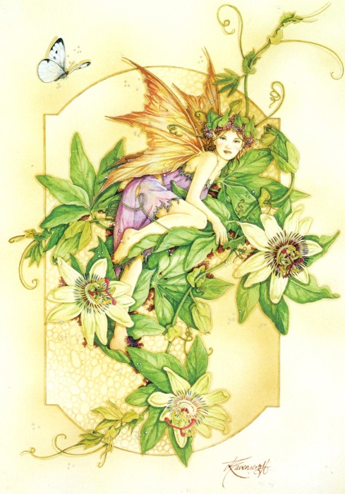 Passiflora Greeting Card