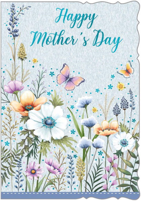 Wild Flowers Mother's Day Card