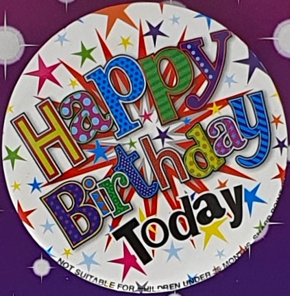 Stars Birthday Badge