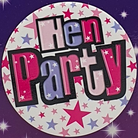 Stars Hen Party Badge