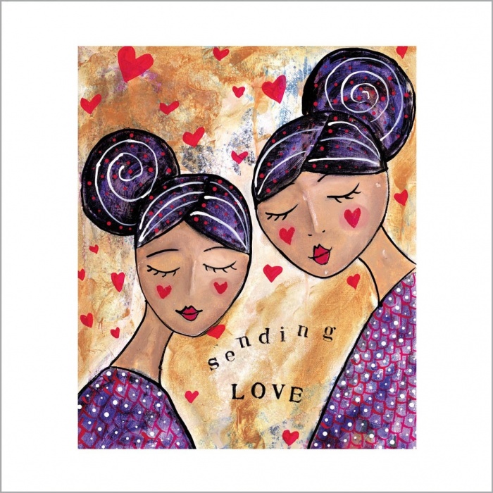 Sending Love Greeting Card