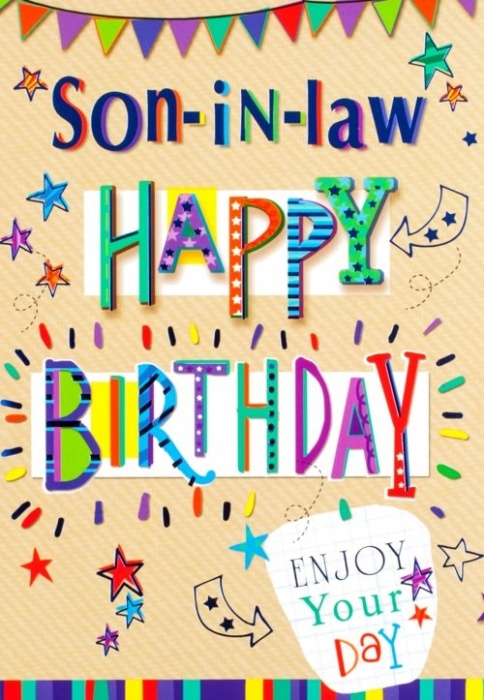 Happy Birthday Son-In-Law Birthday Card