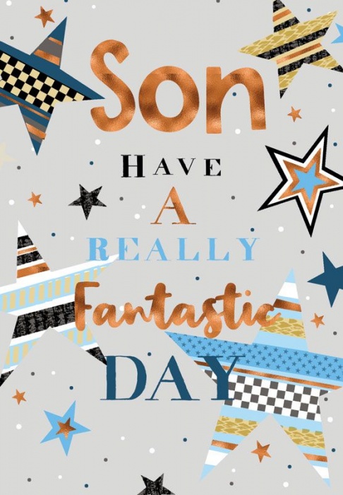 Fantastic Day Son Birthday Card
