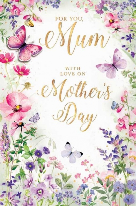 Wild Flowers Mum Mother's Day Card