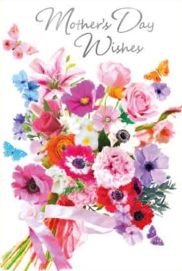 Bunch Of Flowers Mother's Day Card