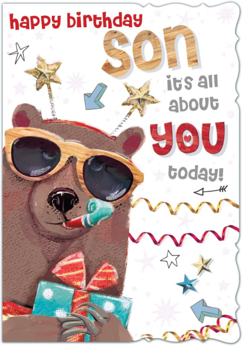 It's All About You Son Birthday Card