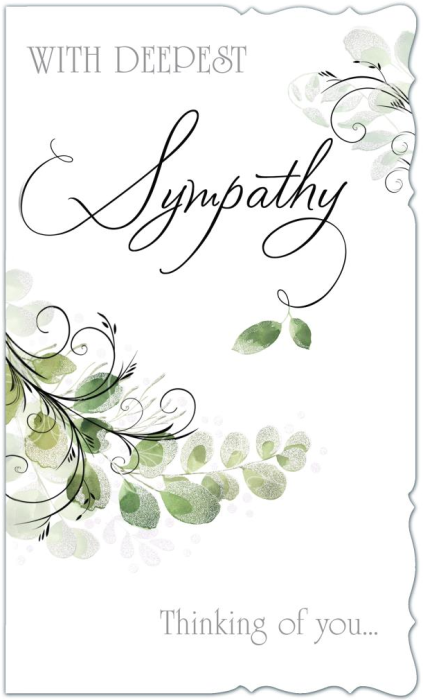 Leaves Sympathy Card