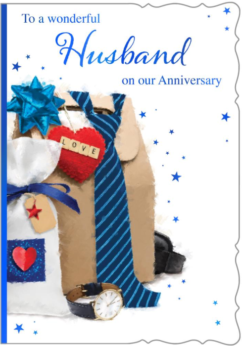 Gift Husband Anniversary Card