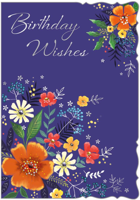 Flowers Birthday Card