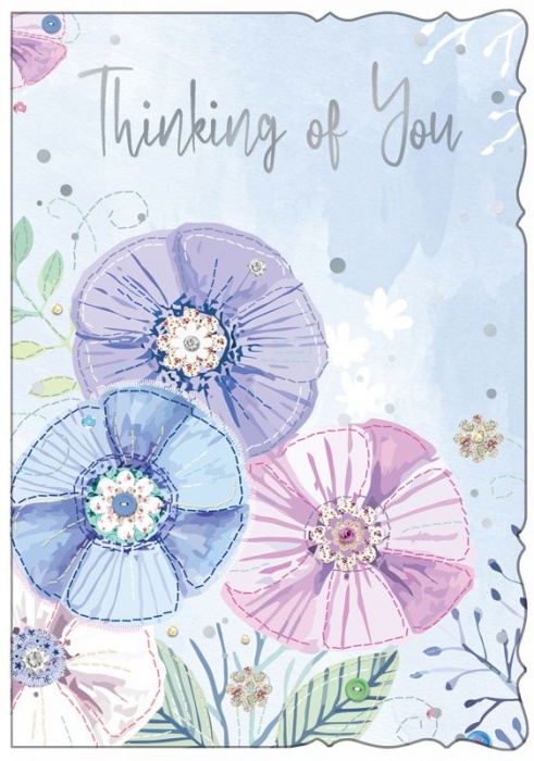 Poppies Thinking Of You Card