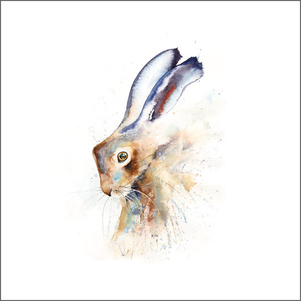 Brown Hare Greeting Card