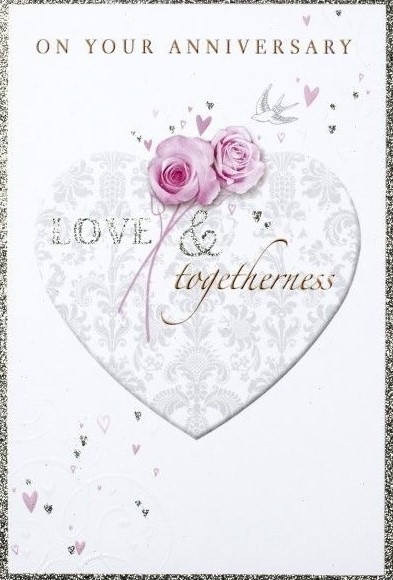 Love And Togetherness Wedding Anniversary Card | Simon Elvin