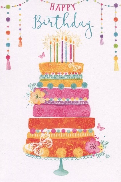 Illustration Baby Girl Birthday Cake Feminine Stock Vector (Royalty Free)  67664344 | Shutterstock