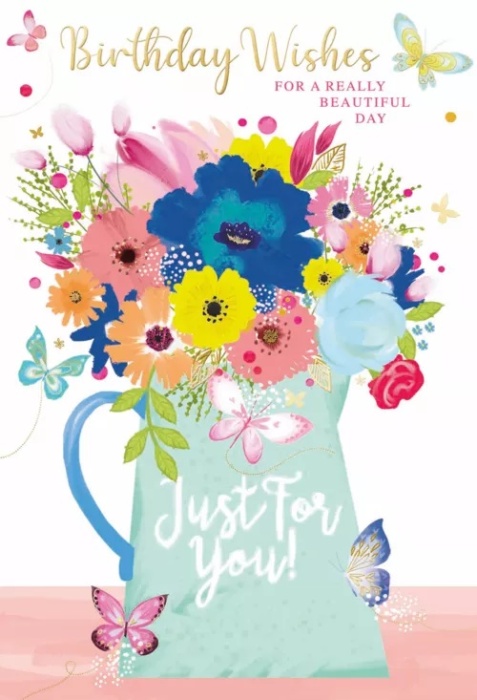 Just For You Birthday Card