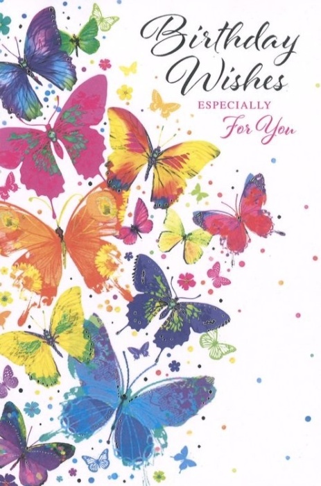 Butterflies Birthday Card