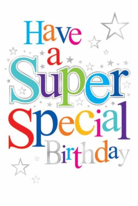 A Super Special Birthday Birthday Card