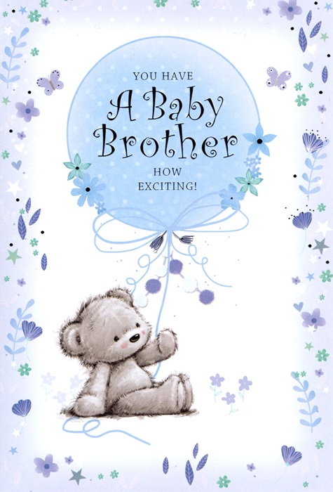 A Baby Brother New Baby Card