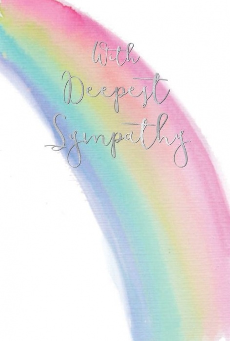 Rainbow Sympathy Card