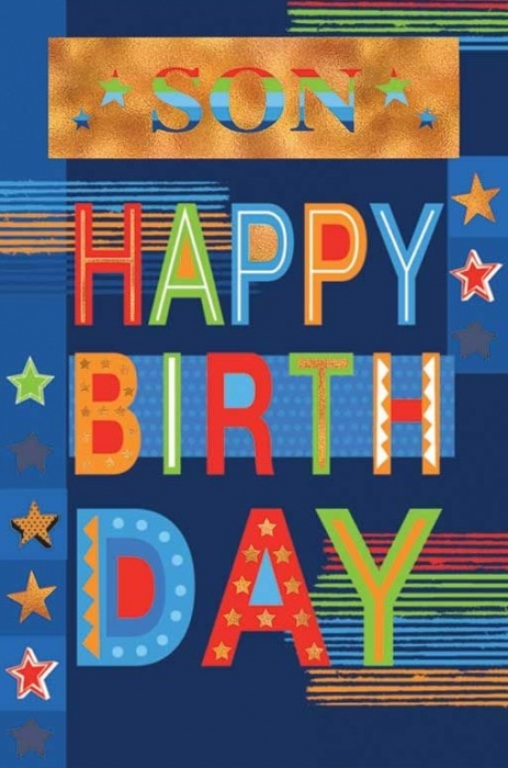 Happy Birthday Son Birthday Card