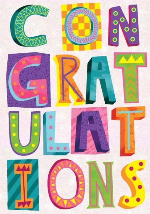 Sparkles Congratulations Card