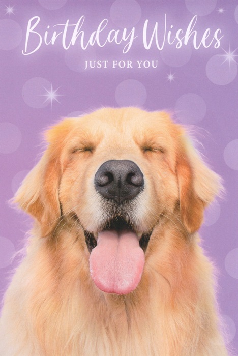 Happy Dog Birthday Card