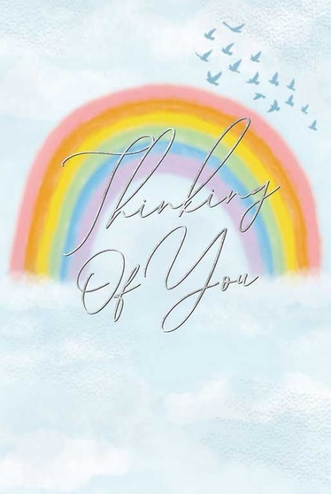 Rainbow Thinking Of You Card