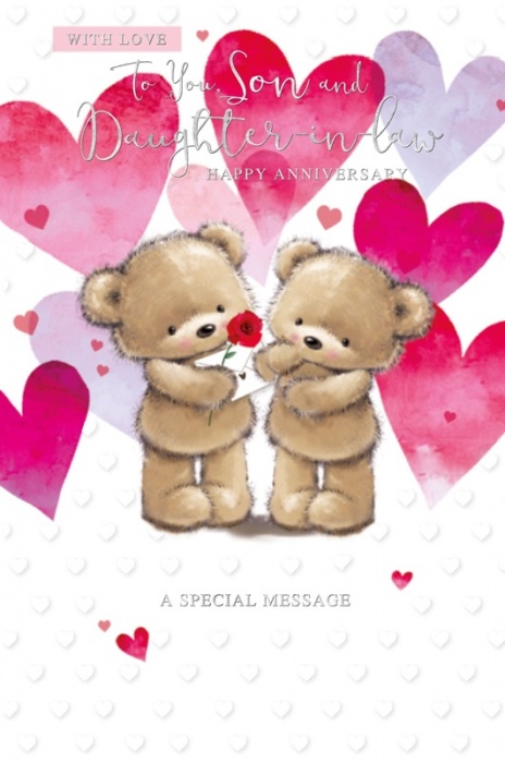 A Special Message Son & Daughter-In-Law Anniversary Card