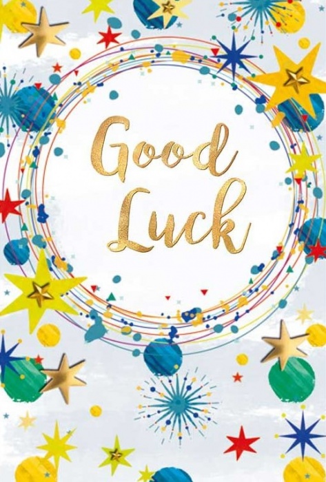 Stars Good Luck Card