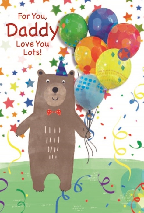 Birthday Bear Daddy Birthday Card