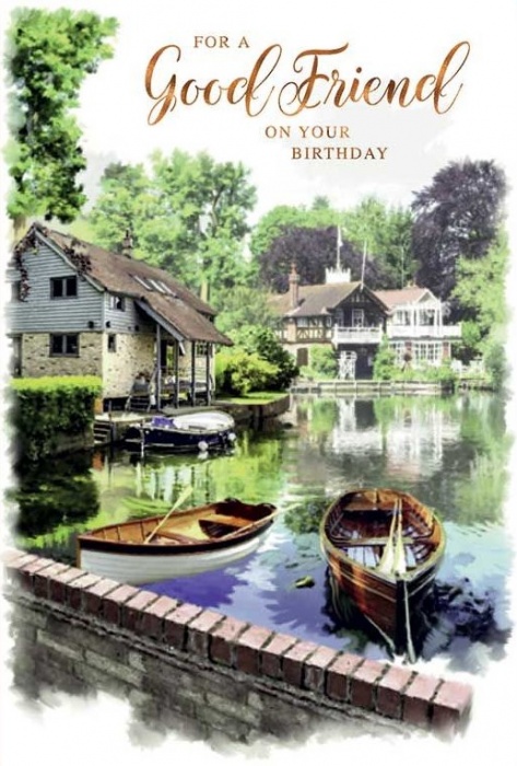 Boats Friend Birthday Card