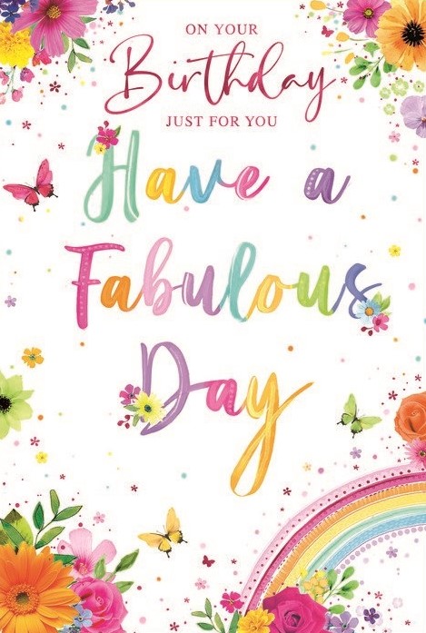 Have A Fabulous Day Birthday Card