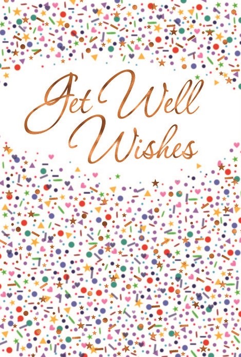 Sprinkles Get Well Card