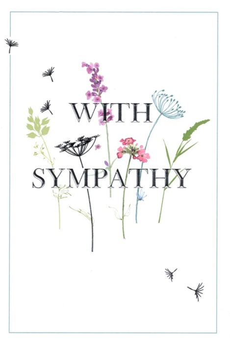 With Sympathy Sympathy Card