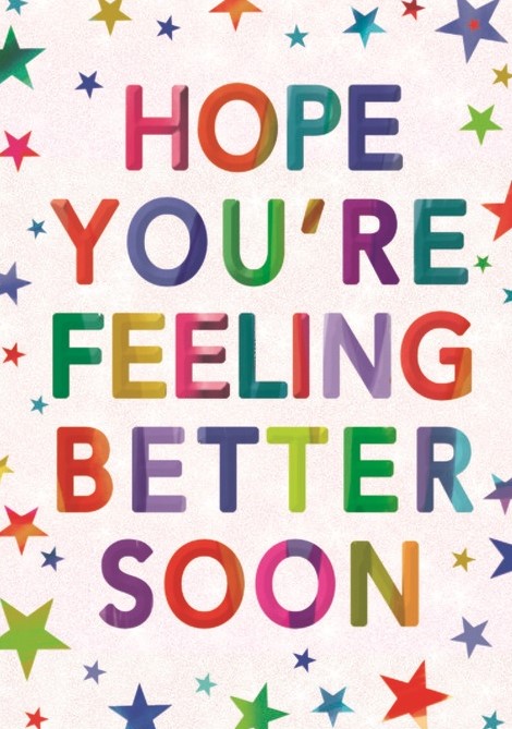 Stars Get Well Card