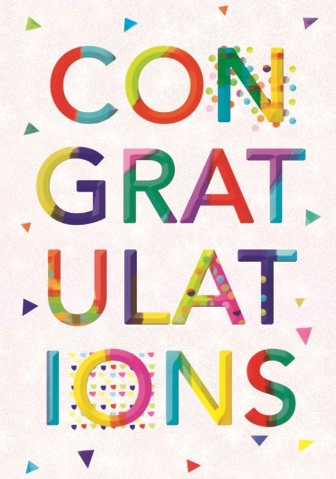 Shapes Congratulations Card