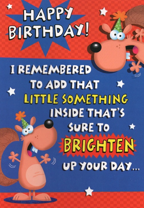 Brighten Up Your Day Birthday Card