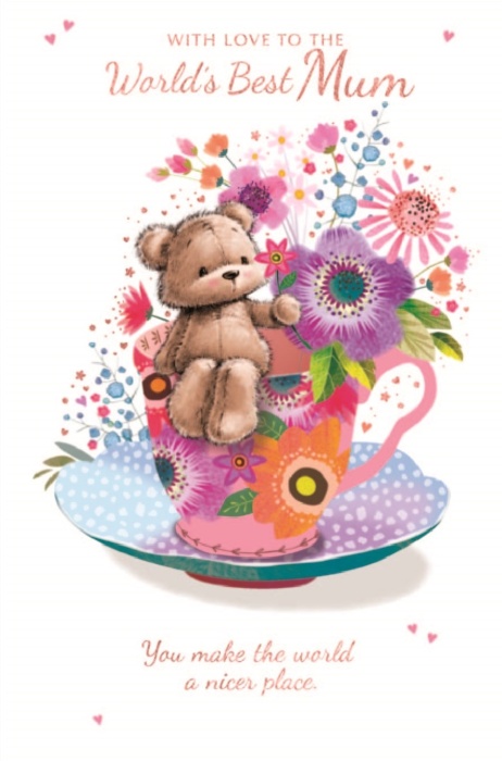 Teacup Mum Birthday Card